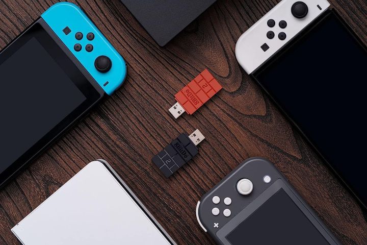 8bitdo-usb-wireless-adapter-2-for-nintendo-switch-xbox-playstation-3-4-5-steam-deack-pc-moblie-ตัวรับสัญญาณ-ตัวรับสัญญาณจอย