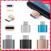 SHANXEN ตัวแปลงอะแดปเตอร์ OTG ตัวผู้-คอนเนคเตอร์ตัวเมียโลหะ4ชิ้นชนิด C เป็น USB 3.0 USB-C 3.1