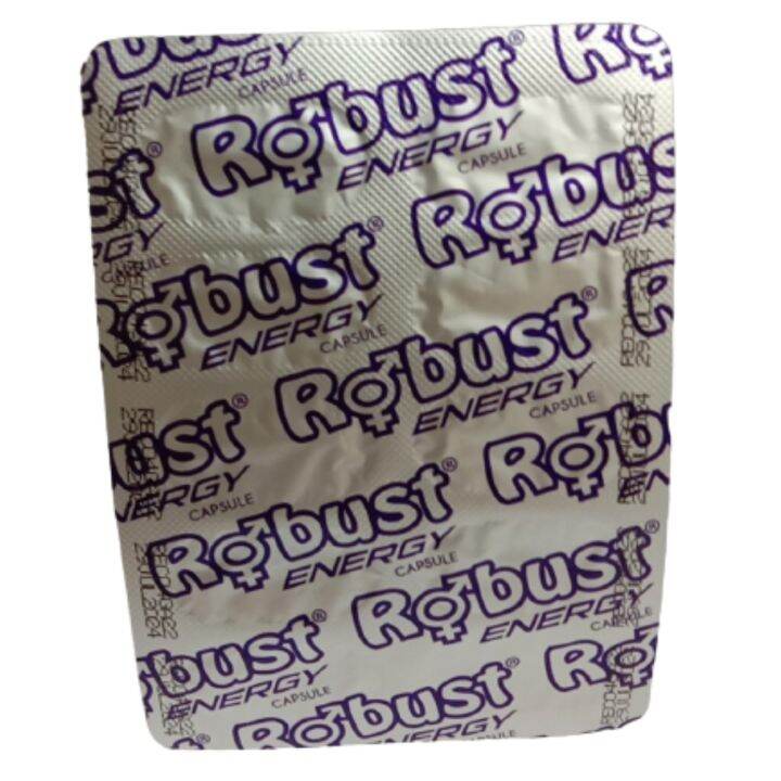 ROBUST ENERGY CAPSULE 10 PIECES Lazada PH