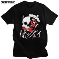 Japanese Manga Kakegurui T Shirt Men Short Sleeved Cotton Tee O-neck Summer Yumeko Yabami T-shirt Compulsive Gambler Tops Gift XS-6XL