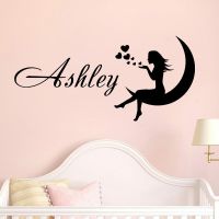 3D elsa princess wall sticker home decor removable window fairy kids room nursery wall decal