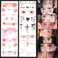 original Halloween makeup stickers face stickers supplies fake wounds stitches scar decorations party props simulated tattoos