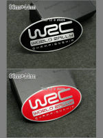 10X อลูมิเนียมแผ่นโลโก้ "WRC แชมป์โลก" เข้าสู่ระบบสัญลักษณ์สัญลักษณ์รูปลอกชิ้นส่วนรถยนต์86มิลลิเมตร * 44มิลลิเมตรรถจัดแต่งทรงผม