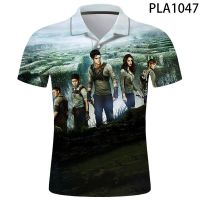 2023 NEW Style  3D Printed The Maze Runner Cool Men Polo Shirt Fashion  Summer Casual Streetwear Polo Homme Harajuku Short Sleeve RopaNew product，Can be customization