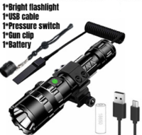 【ส่งของจากประเทศไทย】BEATY XML-T2 LED Flashlight Torch Light ไฟฉายยุทธวิธี ไฟฉายแรงสูง ไฟฉายอเนกประสงค์ ไฟฉายสว่างแรงสูง ไฟฉาย USB ไฟฉายพกพา พร้อมแบตเตอรี่18650