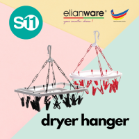 Elianware E962 E961เครื่องเป่าแขวน15/24หมุดยึดพลาสติก/ไม้แขวนเสื้อ