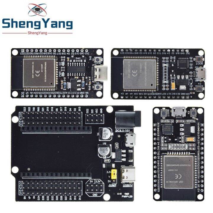 yf-esp32-development-board-type-c-usb-ch340c-wifi-bluetooth-ultra-low-core-esp32-devkitc-32-esp-wroom-32-expansion