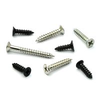 100 buah KA3.5 x L 12/13.5/14/20/30mm baja lapis nikel/seng Phillips lintas tersembunyi kepala datar baut sekrup Self-tapping