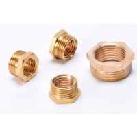 【☃】 Ittefaq Trading 1PC ทองเหลือง Bushing เติม Core Joint ท่อ1/8 "1/4" 3/8 "1/2" 3/4 "สกรูหญิง1/4" 3/8 "1/2" 3/4 "1" BSP ด้ายชาย