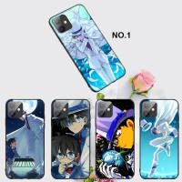 Casing หรับ iPhone 11 12 Mini X Xs XR Pro Max 6+ 6s+ 7+ 8+ 6 7 8 Plus 5 5s SE 2020 Detective Conan Kid the Phantom Thief Pattern Phone เคสโทรศัพท์ อ่อนนุ่ม TPU Black ปก