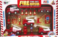 รถดับเพลิง รถกู้ภัย หน่วยดับเพลิง FIRE RESCUE เซ็ตหน่วยดับเพลิง