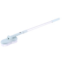 2 In 1 Long Handled Retractable Bristle Floor Cleaning Brush Toilet Bath Bathtub Ceramic Tile Glass Wc Brushes Home Cleaner