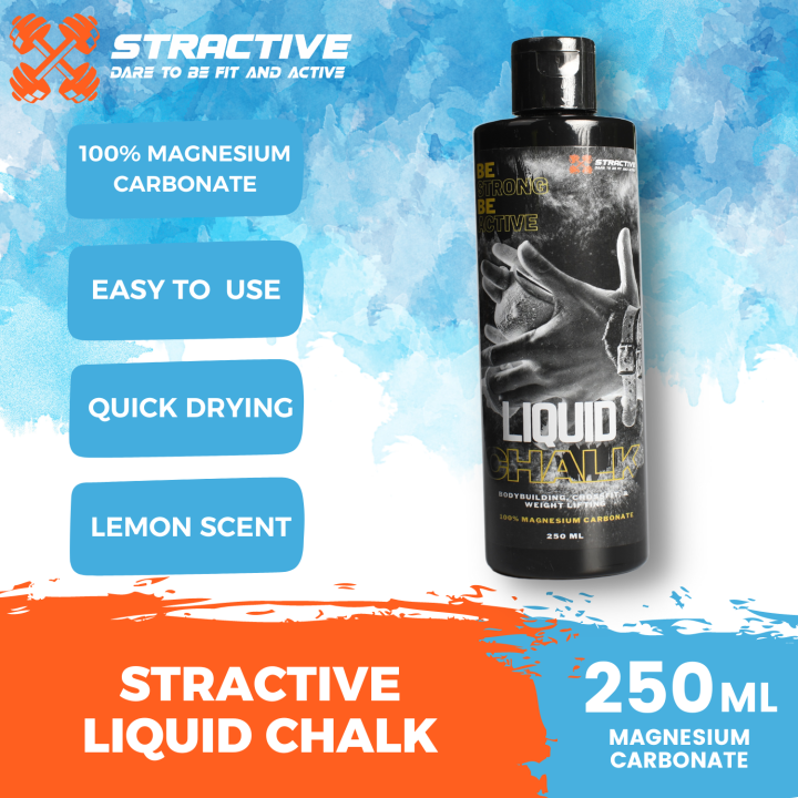 Stractive Liquid Chalk for Weight Lifting 250ml Magnesium Carbonate