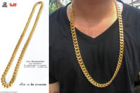 สร้อยคอเหลี่ยม Hiphop ทอง 10มิล ยาว80เซน necklace สแตนเลสแท้ Stainless แฟชั่นชาย แฟชั่นผู้หญิง 316l allacc