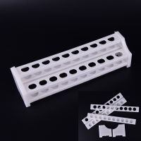 【CW】❍♝  Plastic Test Shelf Tube Rack 20 Holes Laboratory Centrifuge Tubes Supplies