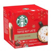 New lot Dolce Gusto Starbucks Limited Toffee Nut Latte Limited Edition 12 Capsules, 6 Drinks Expiry date ปี2024กาแแคซูลสำหรับเครื่อง Dolce Gusto