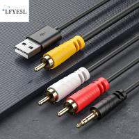 LFYE5L ตัวแปลงสัญญาณ Digital SPDIF Coaxial TO Analog CABLE ตัวถอดรหัสเสียง SPDIF ไปยัง RCA L/r RCA 3.5มม. AUX Audio CABLE ง่ายต่อการติดตั้ง บัวบัวบัว สายสัญญาณเสียงดิจิทัลเป็นอนาล็อก สำหรับหูฟัง/ทีวี/เสียง/เครื่องขยายเสียง