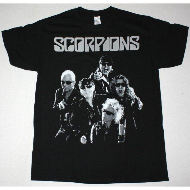 Scorpions Long Way To Rock T-Shirt Herren Schwarz - Offizieller Band Merch