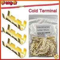 QIANGDI 50/100/200pcs 0.3-1.5mm2 ฟัน fascia TERMINAL สายขั้วต่อ ขั้วเย็นเทอร์มินัล ตัวเชื่อมต่อเชื่อมต่อ แถบสายไฟสำหรับรถยนต์ ไส้กรองเย็น