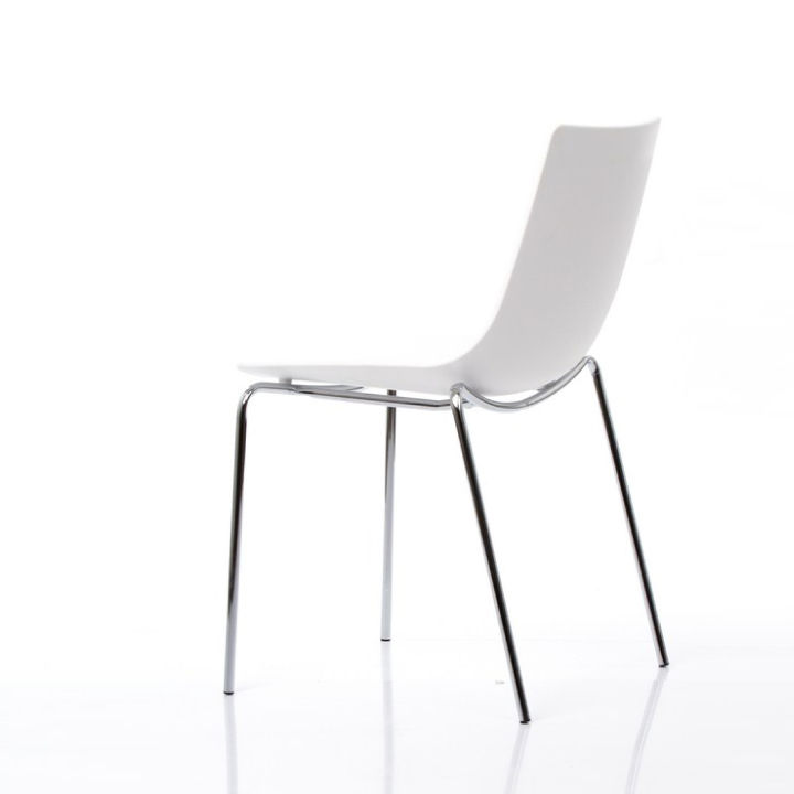 modernform-เก้าอี้เอนกประสงค์-เก้าอี้สัมมนา-เก้าอี้ประชุม-รุ่น-ct390-ขาเหล็ก-สีขาว