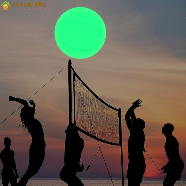 letabitha-ลูกบอลชายหาดเป่าลมลูกโป่งเรืองแสง-ลูกบอลคลื่นน้ำรีโมทคอนโทรล-led-พีวีซีเป่าลมได้