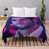 Ready Stock Lucifer Morningstar - Tom Ellis Throw Blanket For Sofa Thin Extra Large Throw Blanket