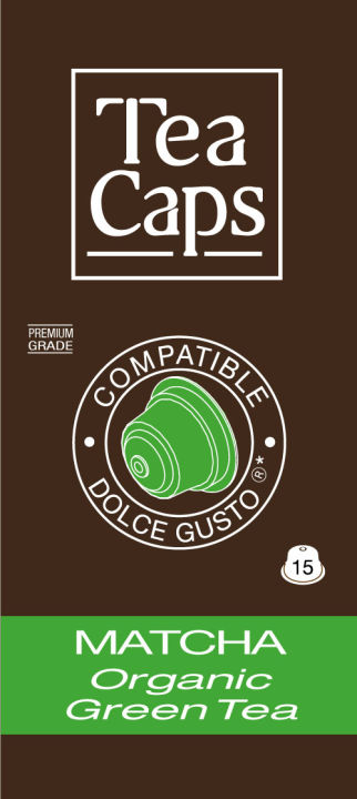 teacaps-tea-matcha-nescafe-dolce-gusto-capsule-compatible-1bag-x45-capsules-แคปซูล-by-cafecaps-teacaps-matcha-ชาเขียวมัทฉะออร์แกนิค-100-เกรดพรีเมี่ยม-ไม่มีแป้ง-ไม่แต่งสี-ไม่มีน้ำตาล