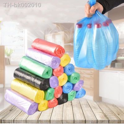 ◙✽﹉ 100pcs Garbage Bags Vest Style Storage Bag For Home Waste Trash Bags cleaning supplies