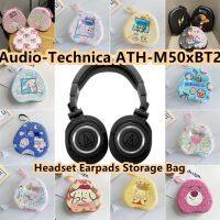 READY STOCK! For Audio-Technica ATH-M50xBT2 Headphone Case Summer Style Cartoon Kulomi for Audio-Technica ATH-M50xBT2 Headset Earpads Storage Bag Casing Box