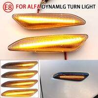 ไฟ LED เครื่องหมายด้านข้างรถยนต์แบบไดนามิก2X สำหรับ Alfa Romeo 156 147/Fiat Tipo/Lancia Delta 3 Silon Arrow โคมไฟเปลี่ยนสัญญาณกระพริบ