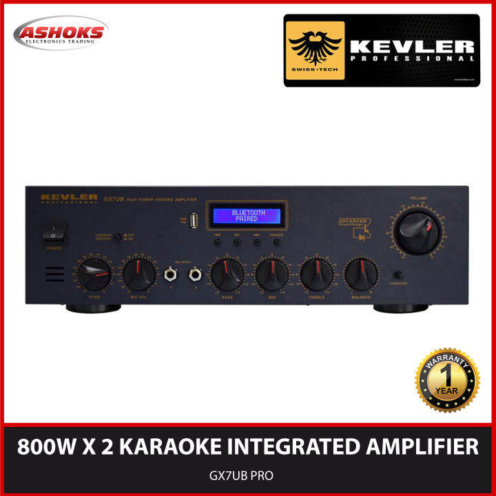 Kevler GX 7UB PRO High Power Integrated Amplifier / 800W X 2 / With USB