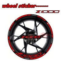 Full Set For Kawasaki Z1000 Motorcycle Rim Logo Decal Decorative Wheel Hub 1000z Multicolor Waterproof High Reflective Stickers Decals  Emblems