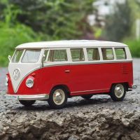 รถโฟล์คสวาเกน VW T1รถบัส1963 T2รถโลหะผสม Diecasts &amp; รถของเล่นรถขนาดเล็กโมเดลจำลองรถของเล่น Ks