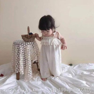 ❉▣◆ Macacão de Sling sem mangas para bebês macacão princesa infantil algodão roupas verão novo 2023