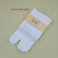 65 Bamboo Fiber 25 Cotton Japanese Style Tabi Socks Women And Men Separate Kimono Flip Flop Two Fingers Crew Sock White 5 Pack