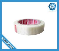 เทปใยสัปปะรด  หน้ากว้าง 1นิ้ว ยาว30เมตร แนวตาข่าย (Filament Tape)