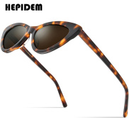 HEPIDEM Acetate Polarized Sunglasses Women 2022 New Cat Eye Cateye Sun
