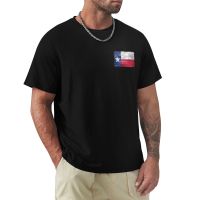 Texas Flag Pocket Logo K3J Black T-Shirt Short Summer Tops Black T Shirts Cute Clothes T Shirts For Men