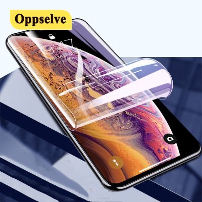 【cw】 Full Coverage Hydrogel Film For iPhone 13 12 Pro Mini X XR XS Max 6 7 8 Plus Screen Protector Camera Lens Glass For Apple Series ！