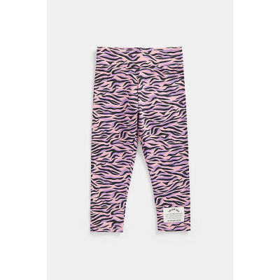 กางเกงเลกกิ้งเด็กผู้หญิง Mothercare Pink Zebra-Print Leggings CD216