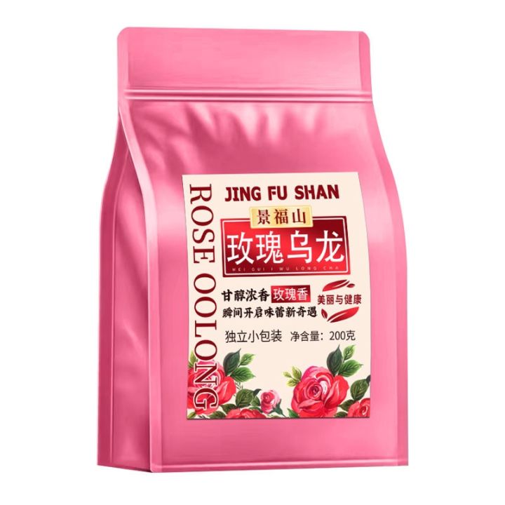 กุหลาบชาอูหลง-jingfushan-ชาอูหลงชาดำอูหลงถุงชาโพลีฟีนอลมีกลิ่นหอมแรงสำหรับกาน้ำชาทั้งร้อนและเย็น