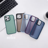 Matte Transparent Phone Case For iPhone 14 14plus 14pro 14promax 11 12 13promax High quality shock-proof Hard Case Straight border 5 Colors