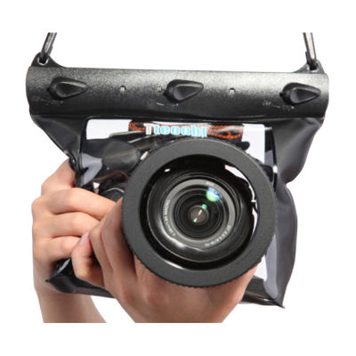 Tteoobl GQ-518L กล้องกันน้ำกระเป๋าแห้ง20เมตรใต้น้ำดำน้ำกล้องกรณีที่อยู่อาศัยกระเป๋ากระเป๋าแห้งสำหรับ Canon Nikon DSLR SLR