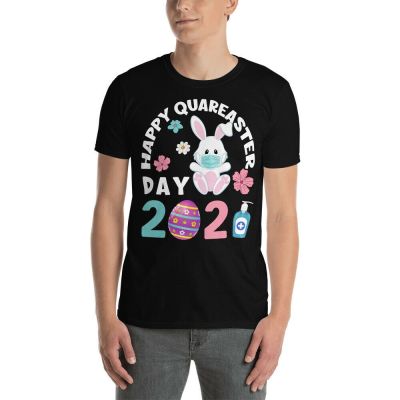High sale Happy Quareaster Day 2023 Happy Easter Day Bunny Quarantine T-Shirt  EXZL