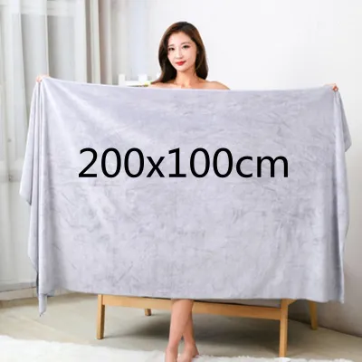 【VV】 200X100Beauty and Face Massage Quick-Dry Large Thick Microfiber Absorbent Soft Steaming Tow