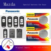 จัดส่งฟรีฟรี☽☈Panasonic CR2025 Mazda 3 Angkesaila Cx4 Atez Cx5 Ruiyi รถรีโมทคอนโทรล Key Battery