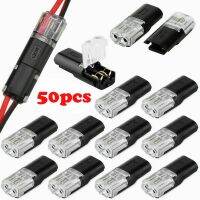 10/20/30/50pcs 2 Pin Way Plug Car Waterproof Electrical Connector Wire Cable AutomotiveWires Leads Adapters