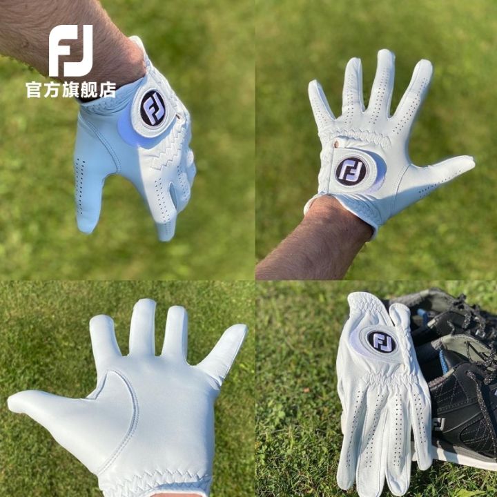 footjoy-ถุงมือกอล์ฟกีฬาสัมผัสที่บริสุทธิ์ของผู้ชายถุงมือหนังแกะประสบการณ์การใช้มือที่ยอดเยี่ยม