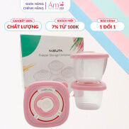 Hộp Trữ Đông Thức Ăn Misuta Cho Bé Ấm Baby Khay Để Đồ Bảo Quản Lạnh Ấm