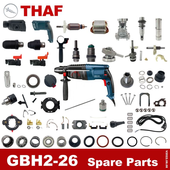 ชิ้นส่วนอะไหล่ป้องกันโอริงสำหรับ-gbh2-26ค้อนหมุนแบบไฟฟ้า-bosch-a15